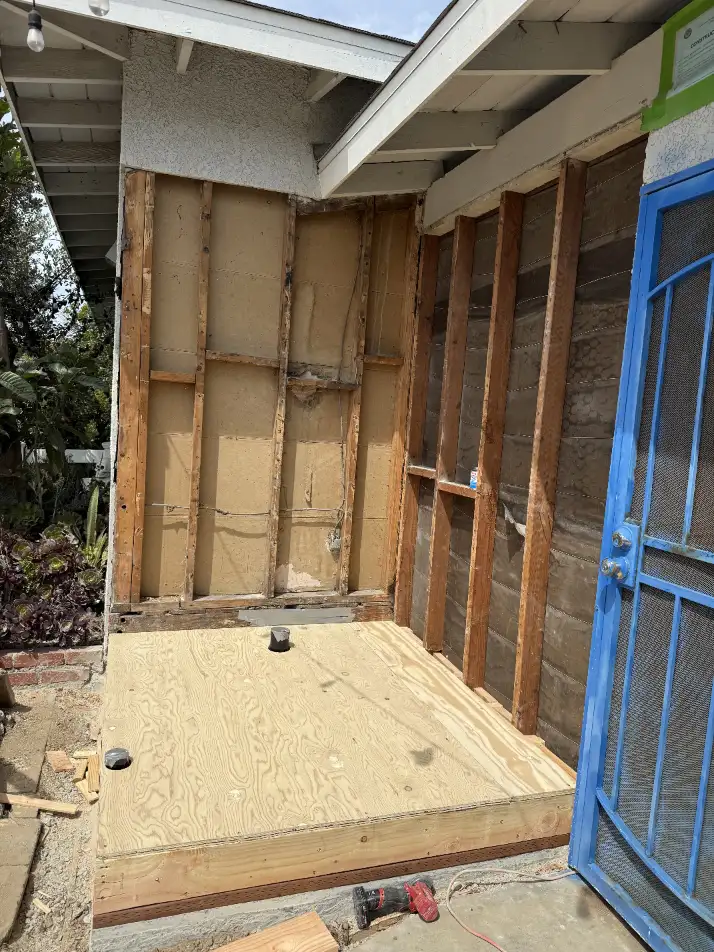 Electrical switch installed for bathroom addition in Gardena